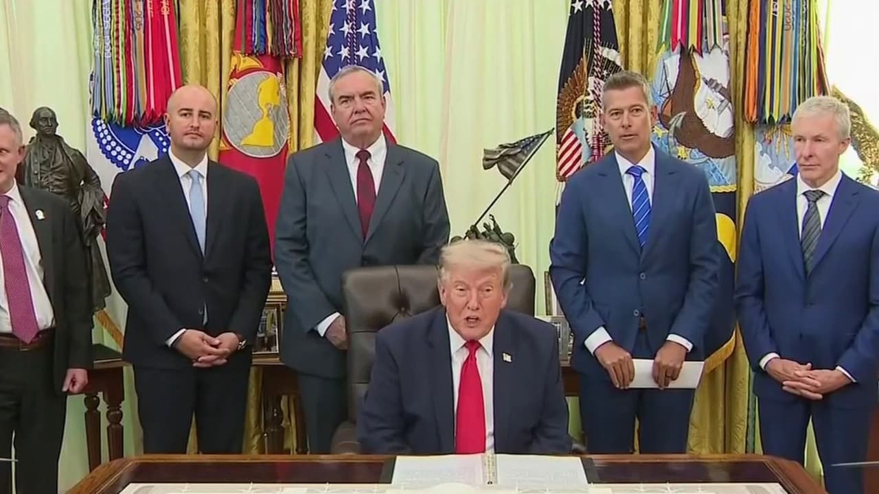 Donald Trump presenta plan millonaria para el Aeropuerto de Washington Dulles