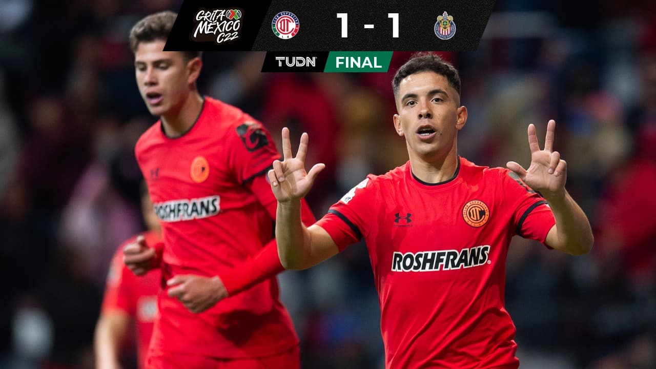 Toluca empató a Chivas en tiempo de compensaicón en la Fecha 13 de la Liga MX con gol de Leo Fernández.