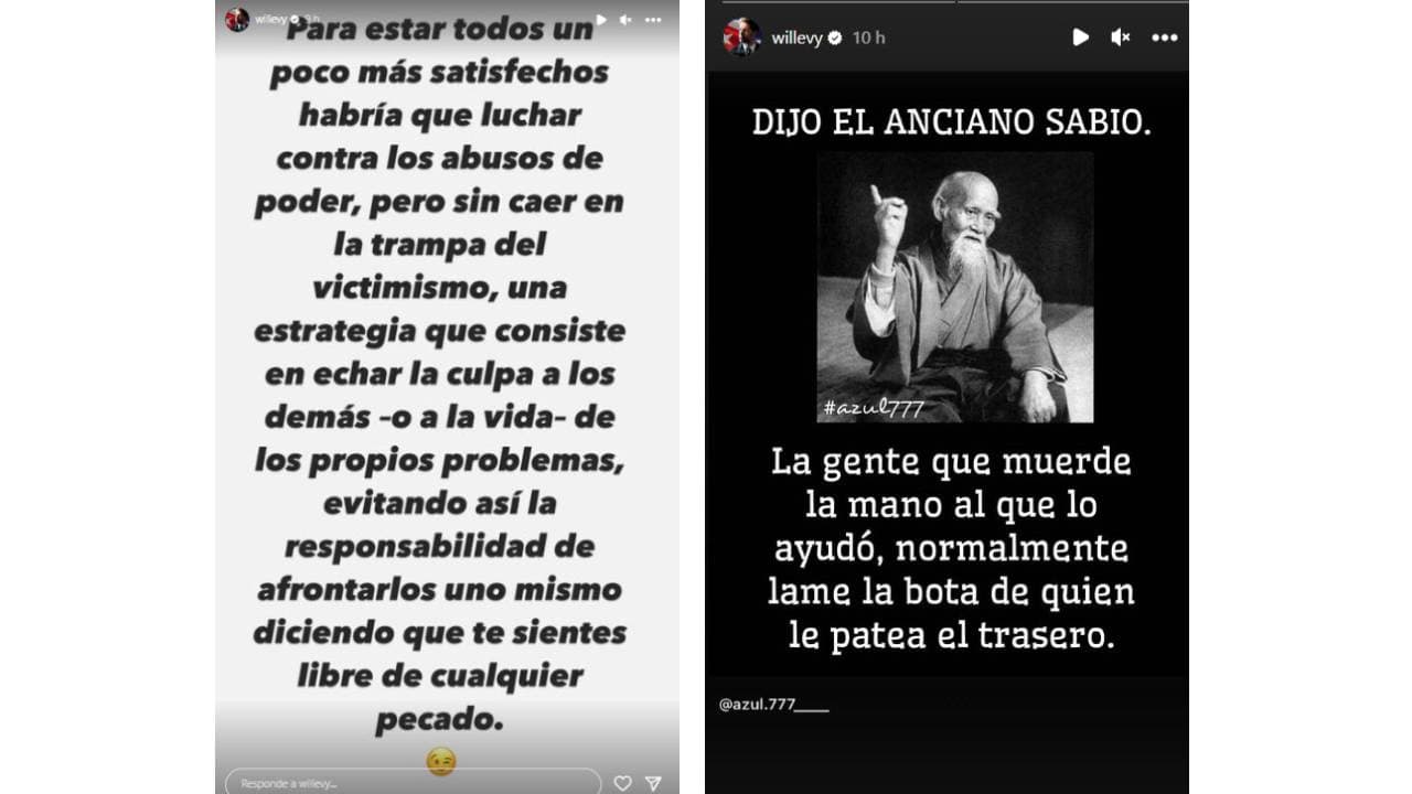 Los mensajes de William Levy.