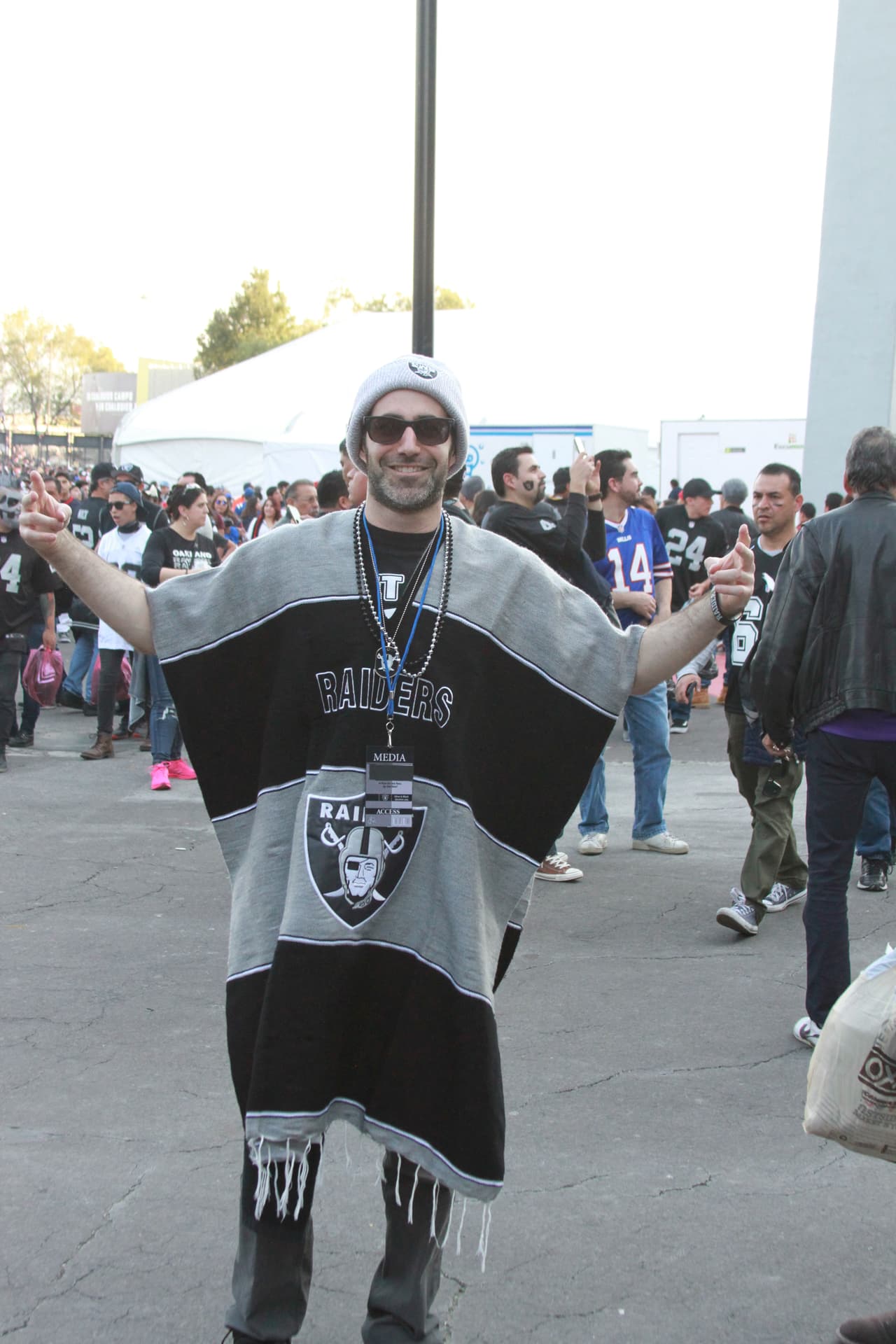 Miles de aficionados y apasionados de la NFL se dieron cita en el estadio Azteca para presenciar el duelo de Monday Night entre Raiders y Texans.