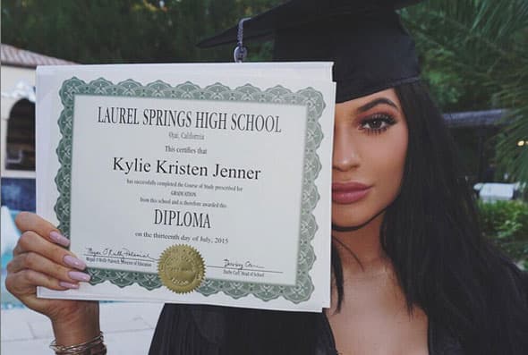 Más fotos de Kylie en su Instagram