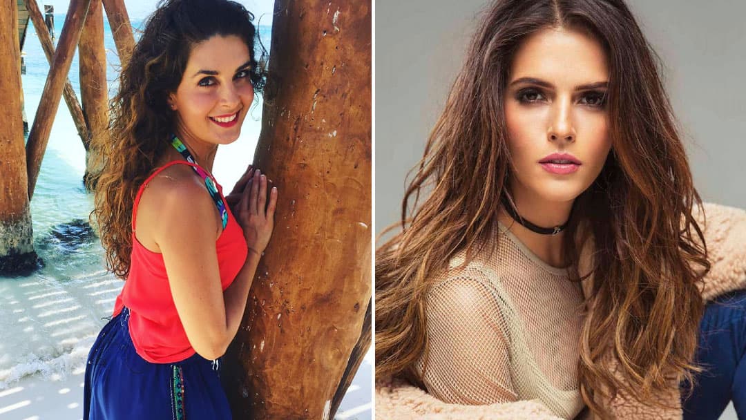 Mayrín Villanueva y Claudia Álvarez.