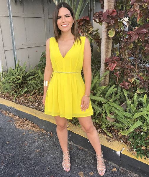 Karina Banda no podía faltar en este listado de El Gordo y La Flaca, a ella también le gusta el color amarillo.