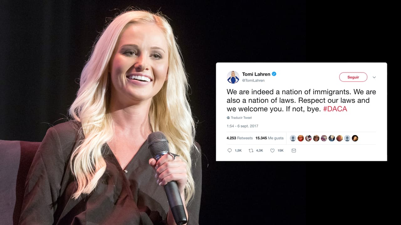 La colaboradora de la cadena Fox News Tomi Lahren, ha criticado públicamente a los inmigrantes, especialmente a los 
<i>dreamers</i>. En su cuenta de Twitter escribió: “Somos de hecho una nación de inmigrantes. Somos también una nación de leyes. Respeten nuestras leyes y serán bienvenidos. Si no, adiós #DACA”.