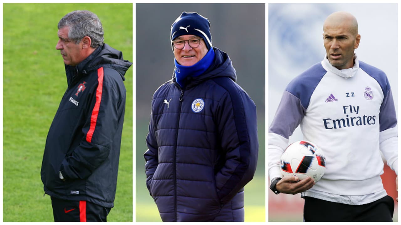 Santos, Ranieri y Zidane son los tres reyes del fútbol en 2016.
