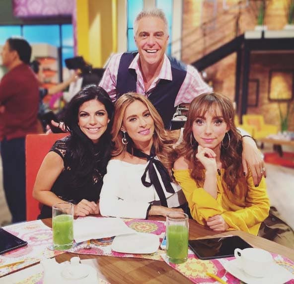 Nuestra invitada de lujo, África Zavala, con los mejores conductores.