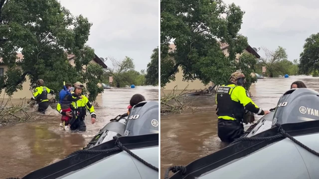 Los Texas Game Wardens participaron en las labores de rescate durante la emergencia y compartieron imágenes de algunos de los operativos realizados.
<br>
<br>La agencia informó que sus equipos, junto con otras autoridades, han rescatado a 
<b>más de 40 personas</b> atrapadas en viviendas, vehículos sumergidos y automóviles arrastrados por las corrientes.