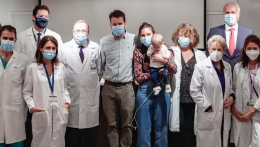 Con una técnica nunca antes usada, logran trasplantarle un intestino a bebé de 13 meses