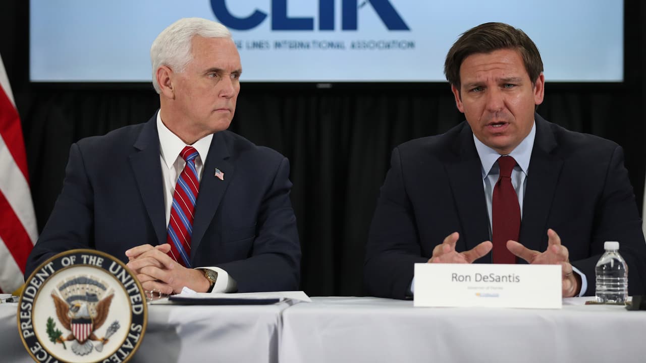 Mike Pence cancela mitin y reunión con gobernador de Florida por aumento de coronavirus