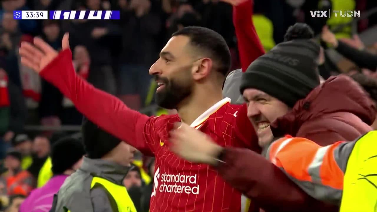¡Gol de Liverpool! Contragolpe letal que finiquita Salah