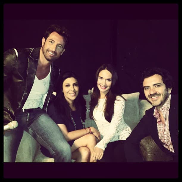 Disfrutó a lo grande compartir el set con grandes actores.