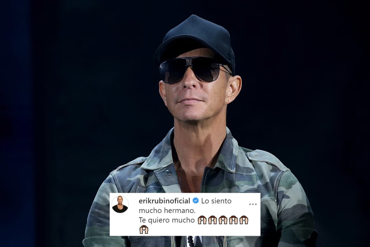 <b>Erik Rubín</b>, esposo de Andrea Legarreta, se hizo presente en las redes sociales para dedicarle una palabras a su "hermano".