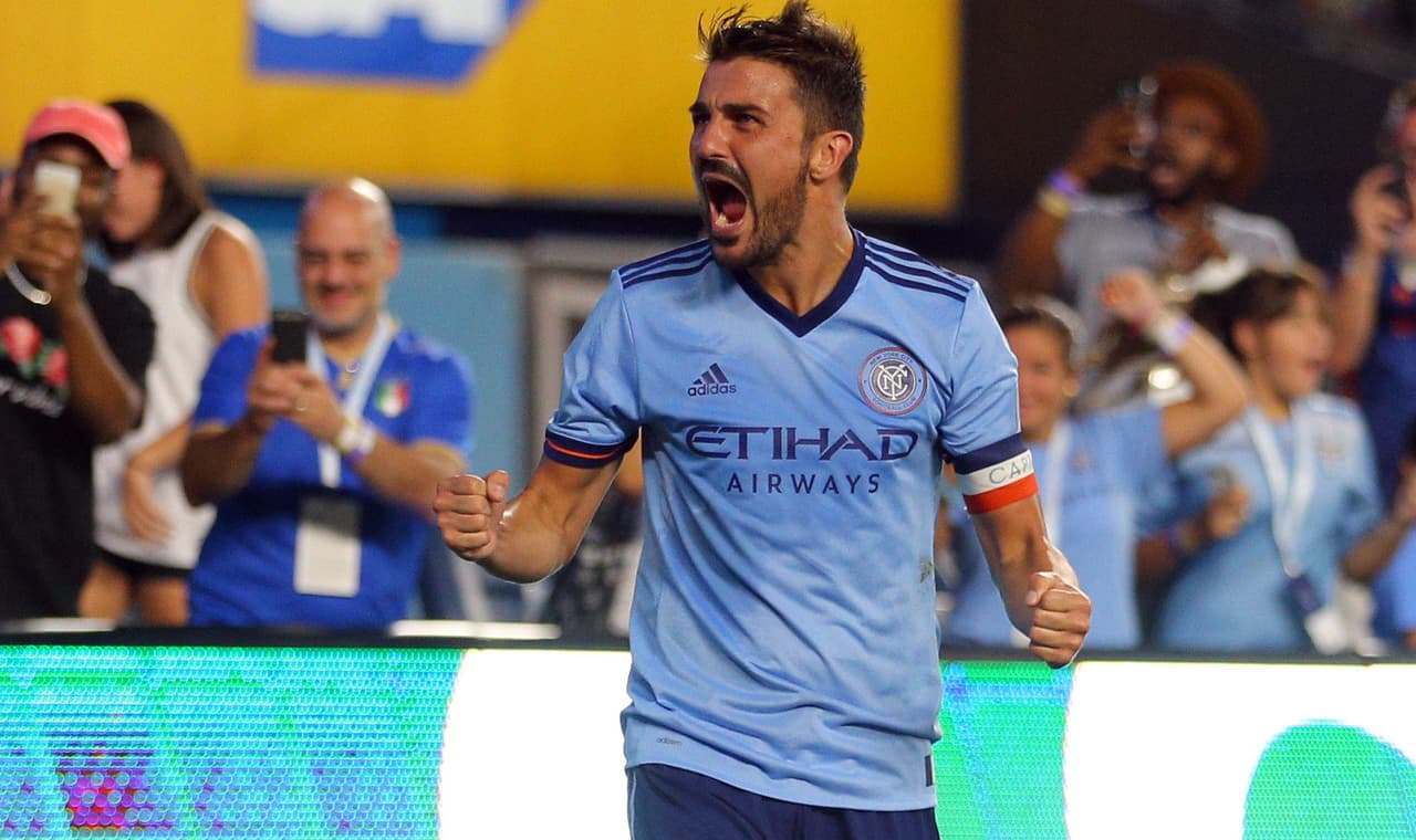 Para la historia: David Villa está a un tanto del gol número 400 en su carrera profesional