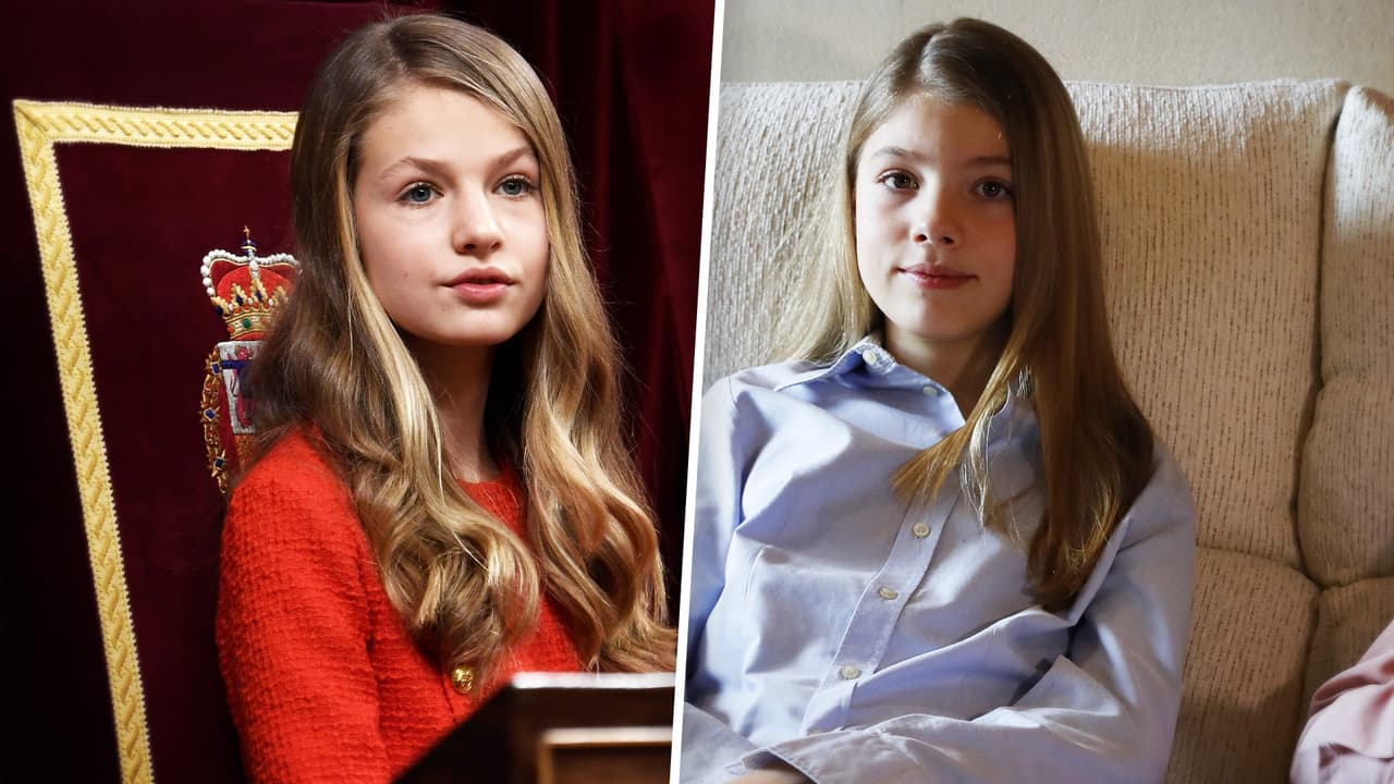 La princesa Leonor no pudo acompañar a la infanta Sofía y acudió por primera vez a un acto sin su hermana