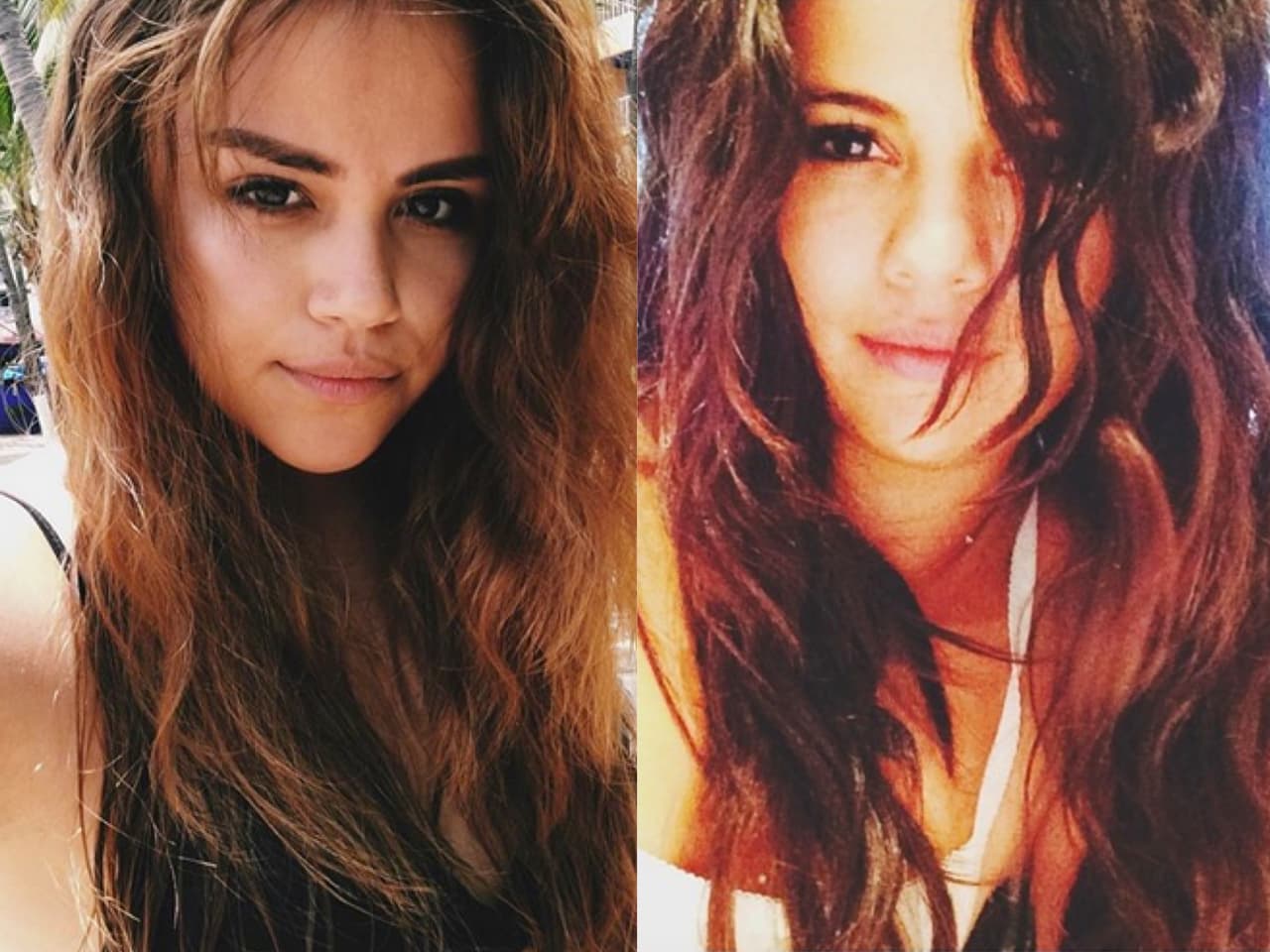 “Honestamente, con el tiempo ya me acostumbré que la gente me diga que me parezco a Selena Gómez…pero me gusta más que me quieran por quien soy”, le dijo al medio. 
<br>*A la izquierda, Sofía Solares. A la derecha, Selena Gómez.