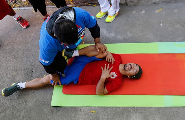 Manny Pacquiao inició sus entrenamientos en Filipinas de cara a su combate contra Timothy Bradley en abril.