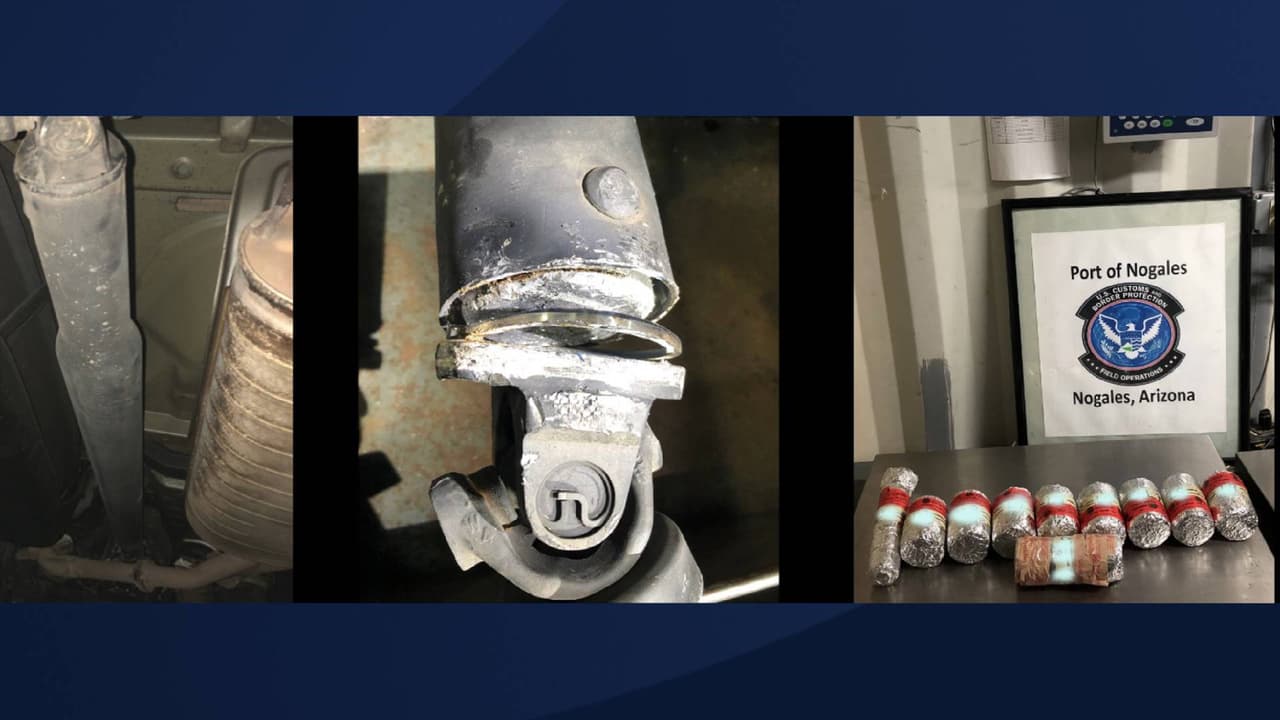 “Oficiales en el Puerto de Nogales que incautaron 161.6 gramos de cocaína, 2.30 libras de heroína y 12 libras de píldoras de fentanilo. Los narcóticos estaban ocultos en porta-cuerpos y compartimentos de vehículos”, indica 
<a href="https://twitter.com/CBPPortDirNOG/status/1357736032985178117/photo/1" target="_blank">Michael W. Humphries, director del puerto de Nogales. </a>
<br>