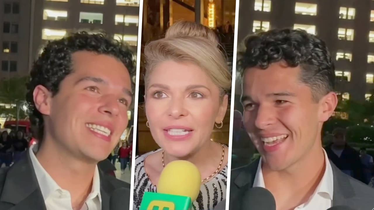 Itatí Cantoral llegó con dos galanes al homenaje a su padre Roberto Cantoral