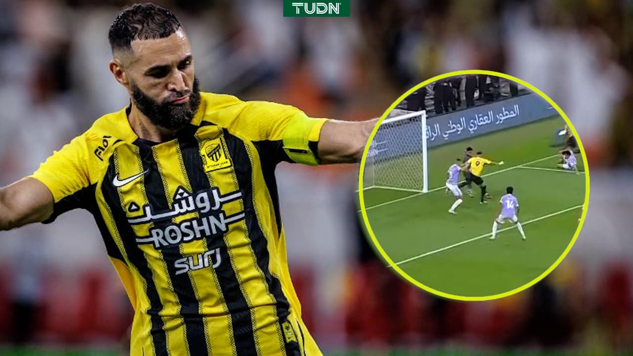 ¡Como siempre, un crack! Karim Benzema se luce con el Al Ittihad 