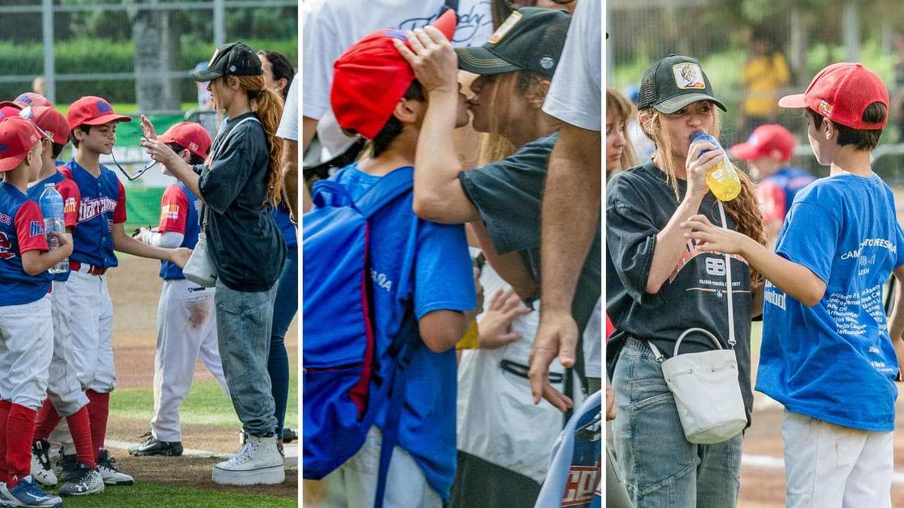 Shakira y su hijoMilán