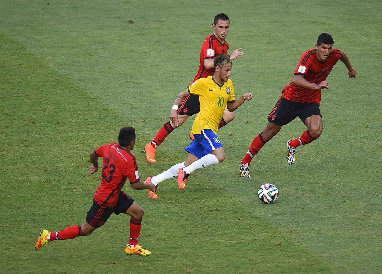 <b>Brasil 0-0 México</b>
<br>Los brasileños fueron anfitriones del Mundial del 2014 y en su segundo juego enfrentaron al ‘Tri y la valentía de ‘Memo’ Ochoa, en una gran noche donde lograron empatar sin goles.