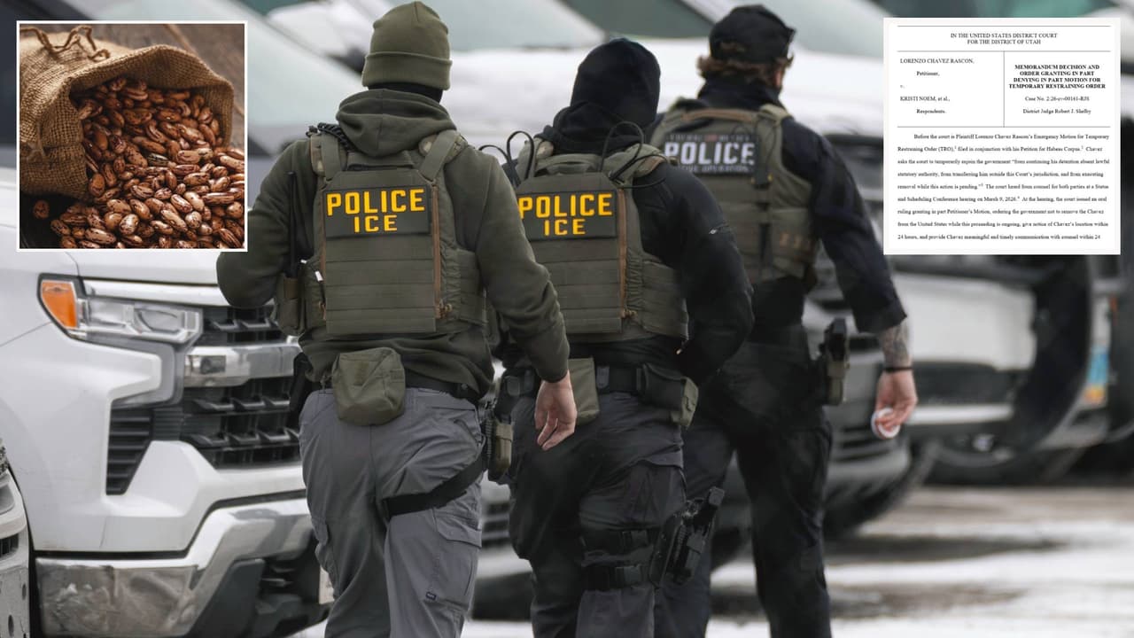 ICE dijo que era droga. Resultó ser frijoles pintos secos y ahora quieren deportarlo