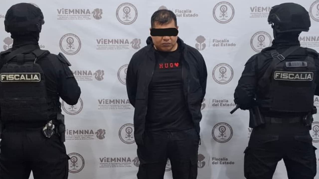 Así fue presentado Iván Martín 'N', señalado como presunto coautor del feminicidio de la 'influencer' Valeria Márquez.