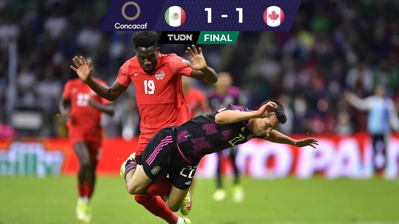 México 1-1 Canadá: Goles, resultado y video