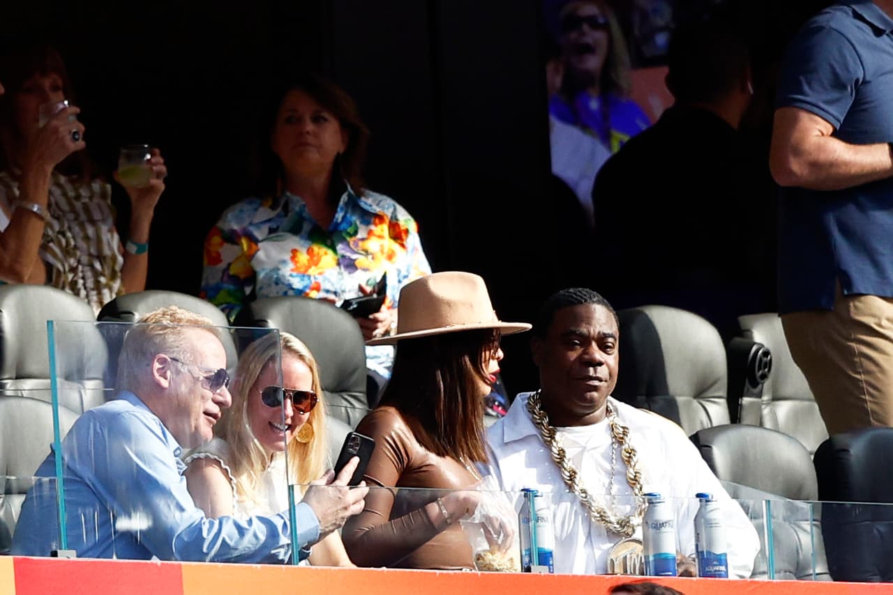 Tracy Morgan hizo de las suyas en el partido por el título de la NFL.
