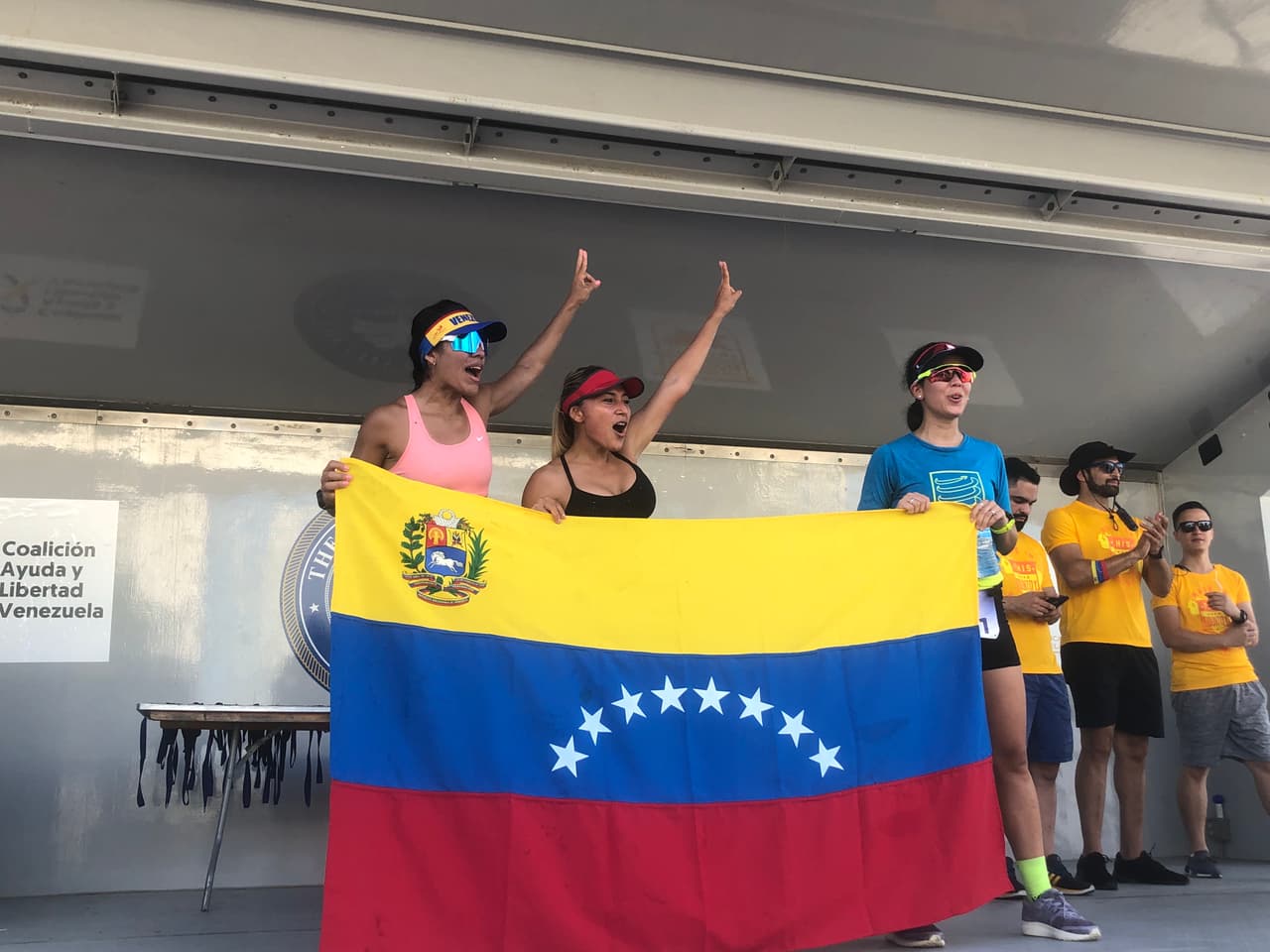 Entre las ganadoras de la categoría femenina estuvo la venezolana Sarah Semprún.