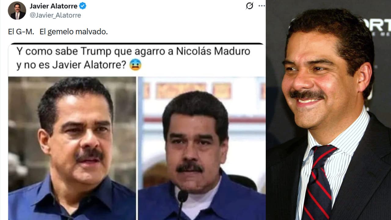 Así reaccionó el periodista mexicano Javier Alatorre a las comparaciones físicas que le han hecho con Nicolás Maduro a traves de redes sociales.