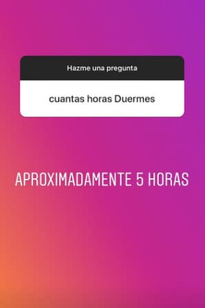 Entre las jornadas de trabajo y atender a la familia apenas alcanza a dormir 5 horas. Ana Patricia es una mujer muy activa, recordemos que también está al pendiente de su tienda de ropa.