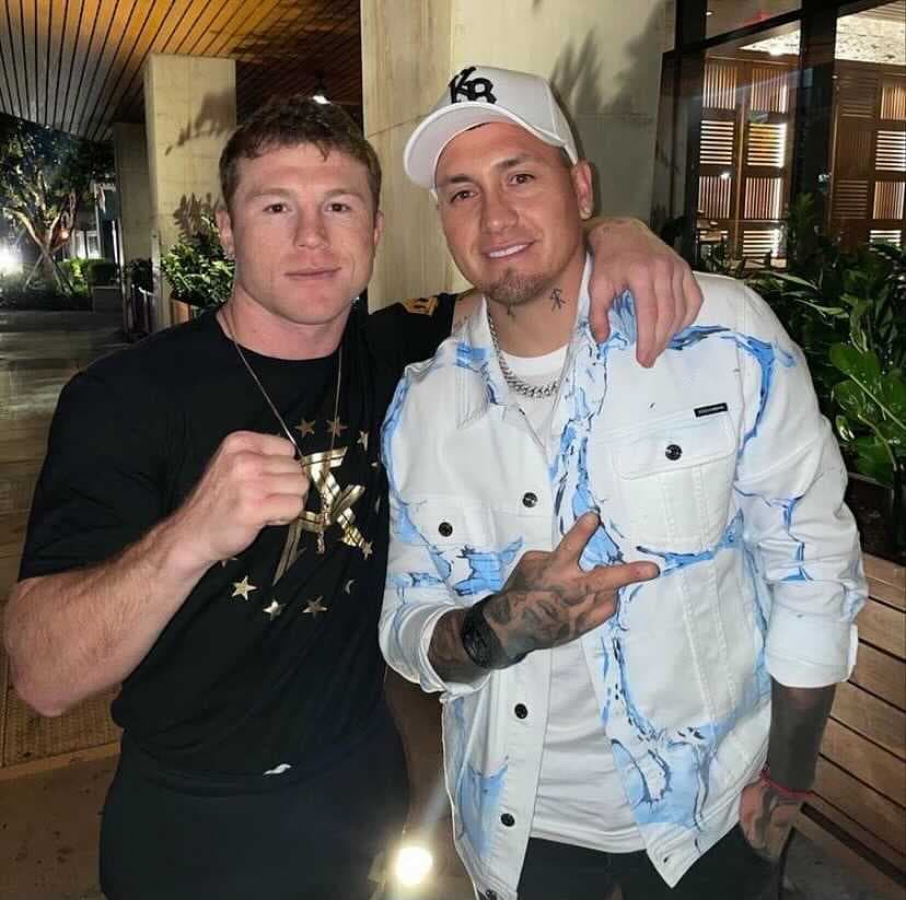 Nico Castillo viajó a Miami para apoyar a 'Canelo' Álvarez