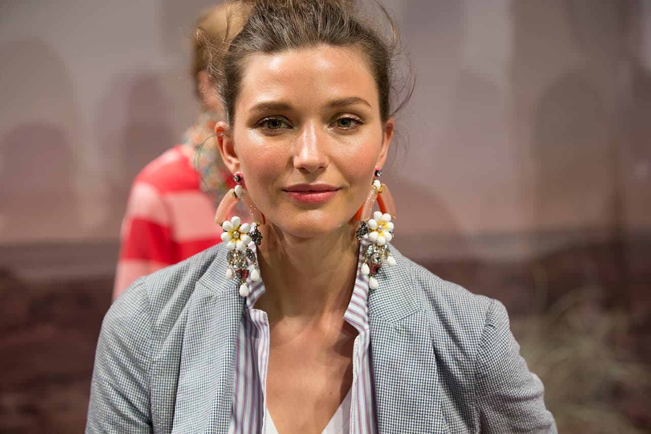 Azul, verde y agua fueron los colores más usados por el diseñador, también el verde militar o el beige fueron algunos básicos que pudimos ver en esta colección. Diseñador J. Crew. NYFW, Spring/Summer 2016 - 09/16/2015