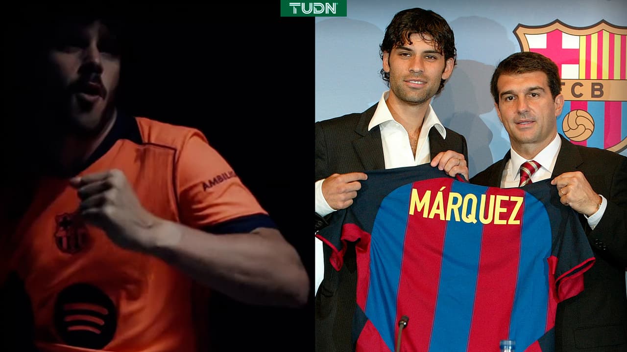 Barcelona sorprende a Rafa Márquez e Iniesta con tercera jersey retro 