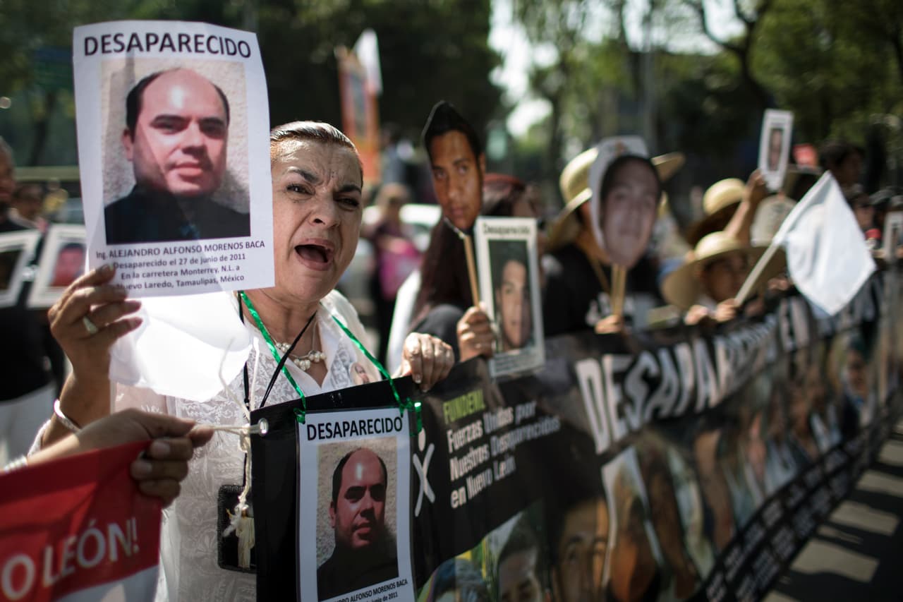 La cifra oficial de desaparecidos en México rebasa los 100,000