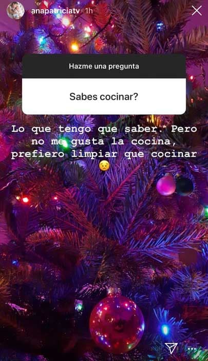 Ana Patricia respondió a las preguntas de sus seguidores en Instagram.
