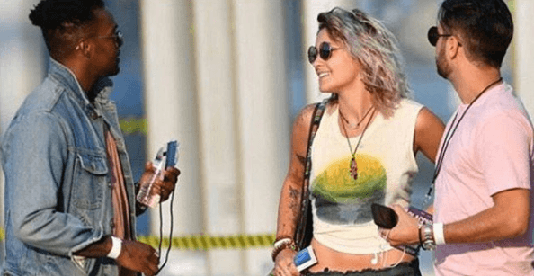 Cabe resaltar que Paris es otra de las famosas que se ha sumado a la moda del bralette.