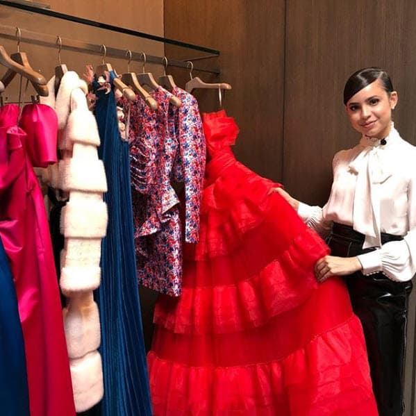 Una de las cosas que hicieron fue ir a una boutique donde Sofía se probó algunos vestidos.