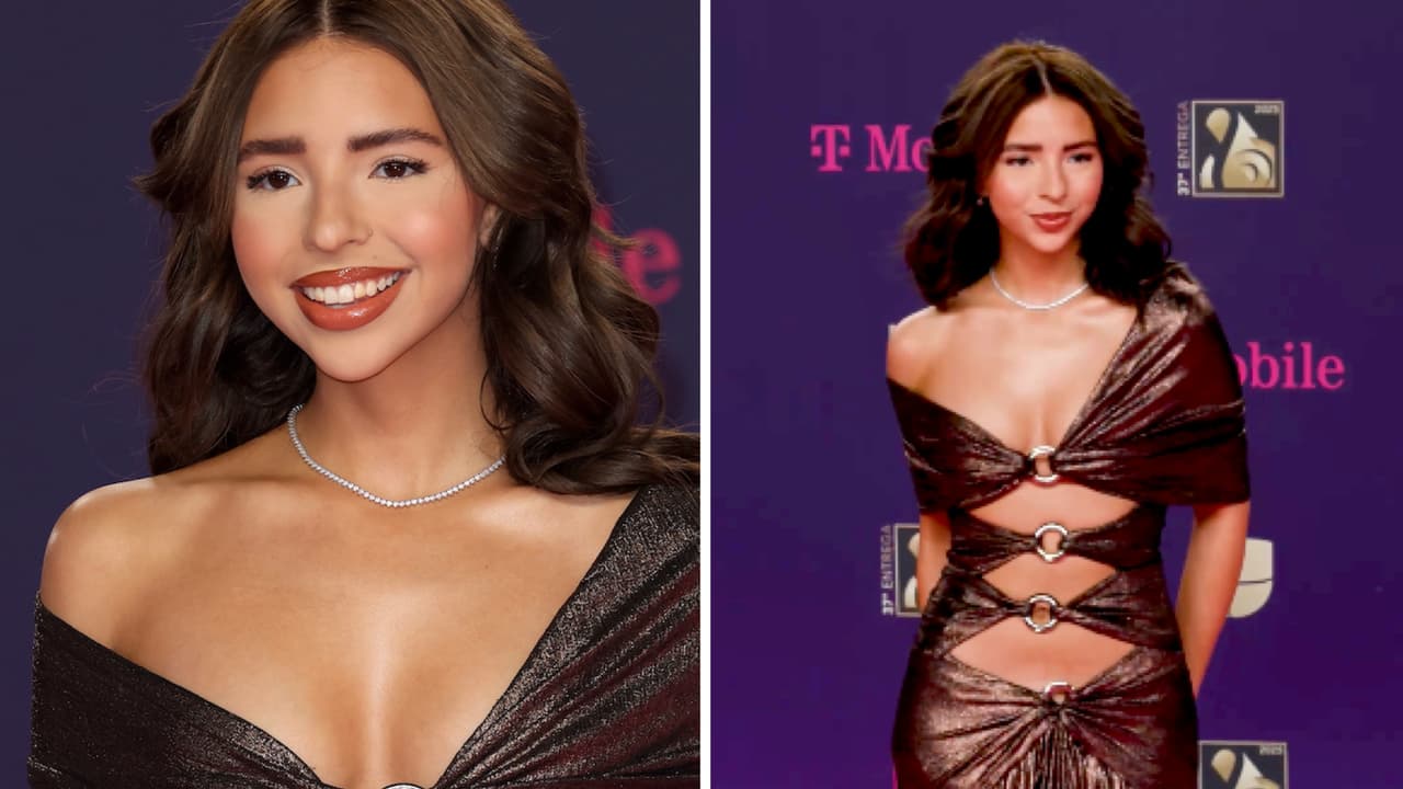 Ángela Aguilar de impacto en Premio Lo Nuestro: presumió su abdomen con vestido entallado