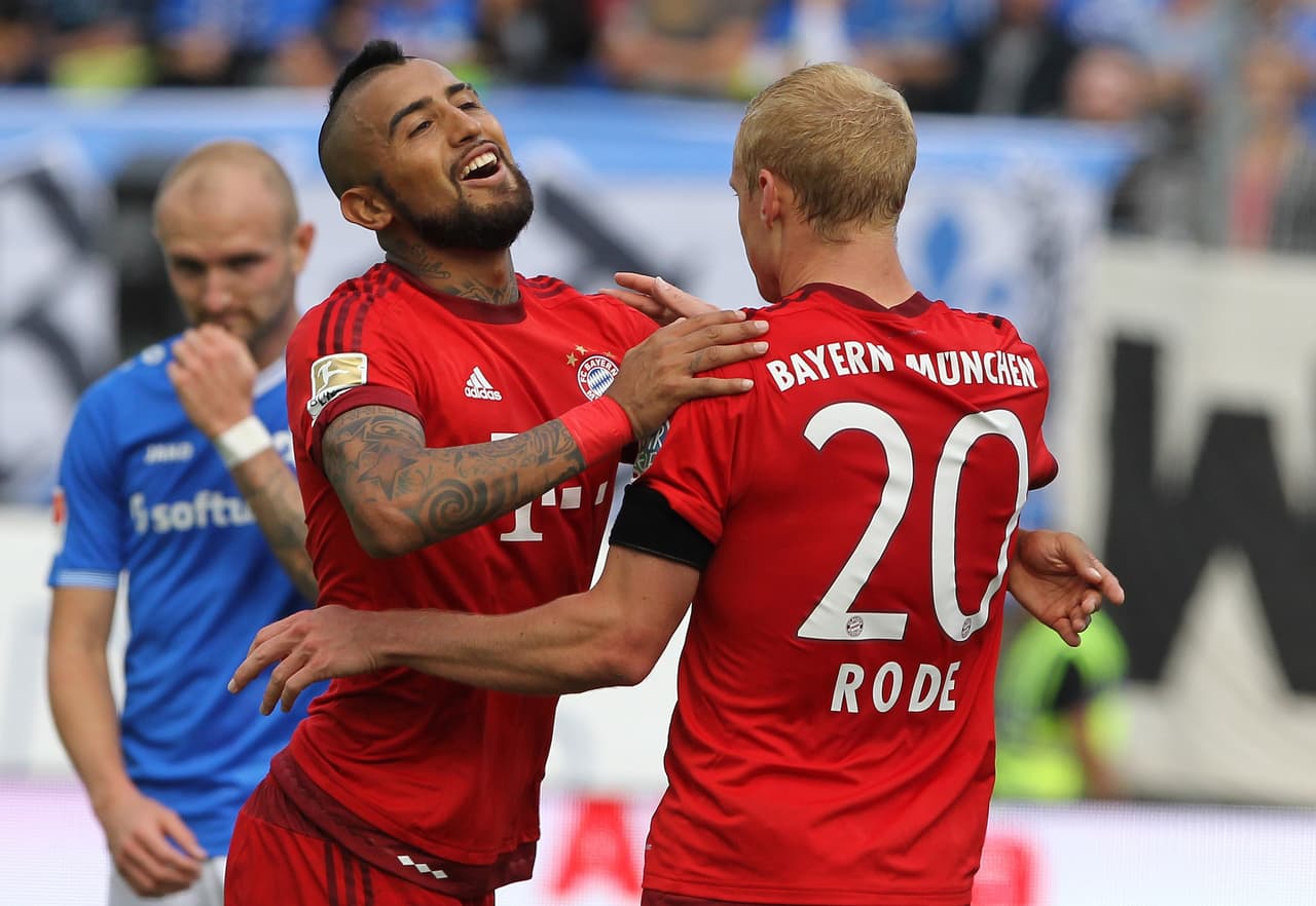 Bayern Munich vence 3-0 a Darmstadt en el estreno goleador de Arturo Vidal