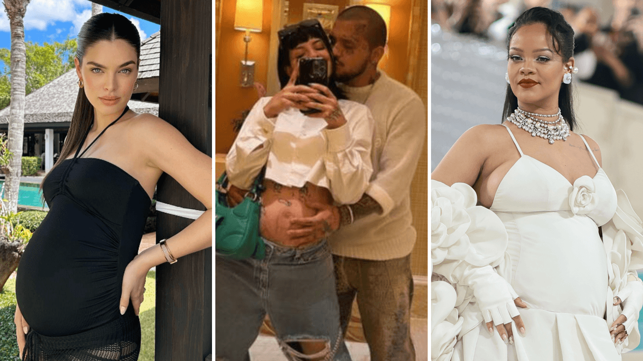 Famosas que celebrarán el Día de las Madres embarazadas: para muchas es su primer bebé