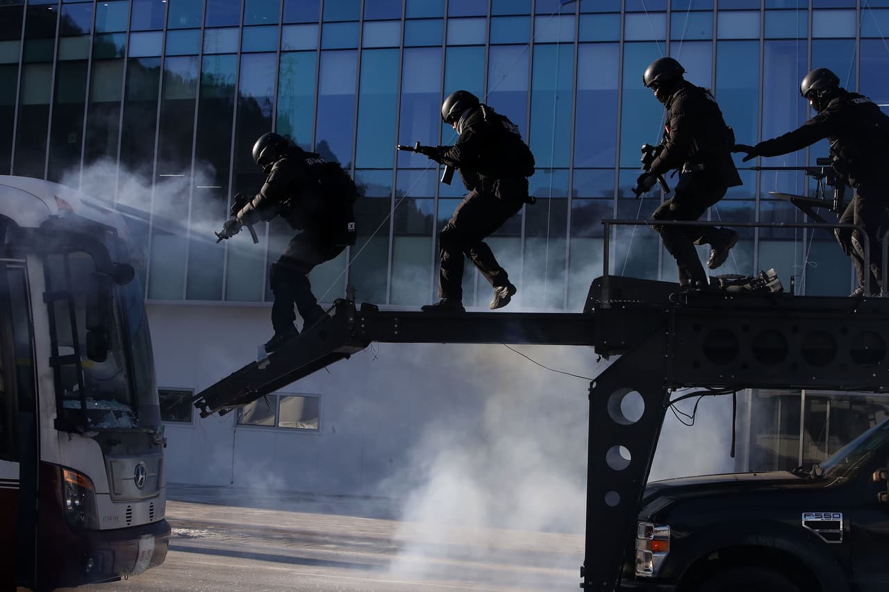 Las fuerzas especiales realizaron múltiples tipos de ejercicio con miras a cualquier situación que se pueda vivir.