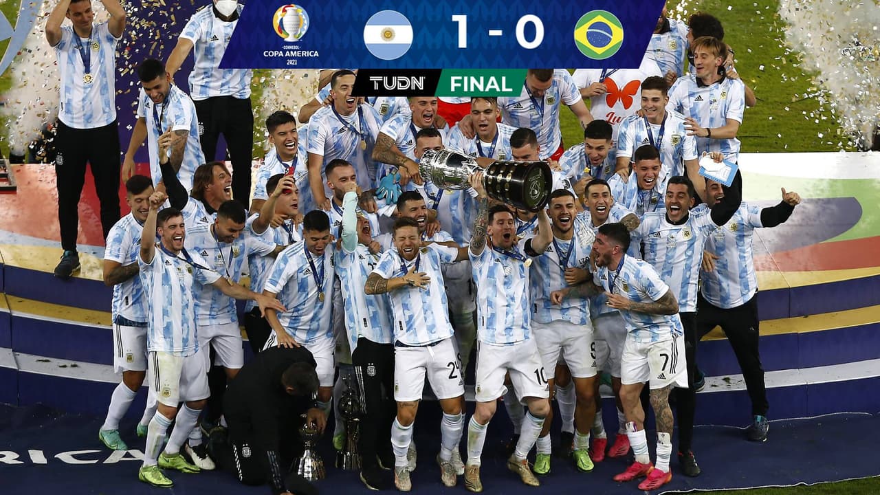 Final Copa América 2021 Argentina 1-0 Brasil: Resultado, goles, resumen