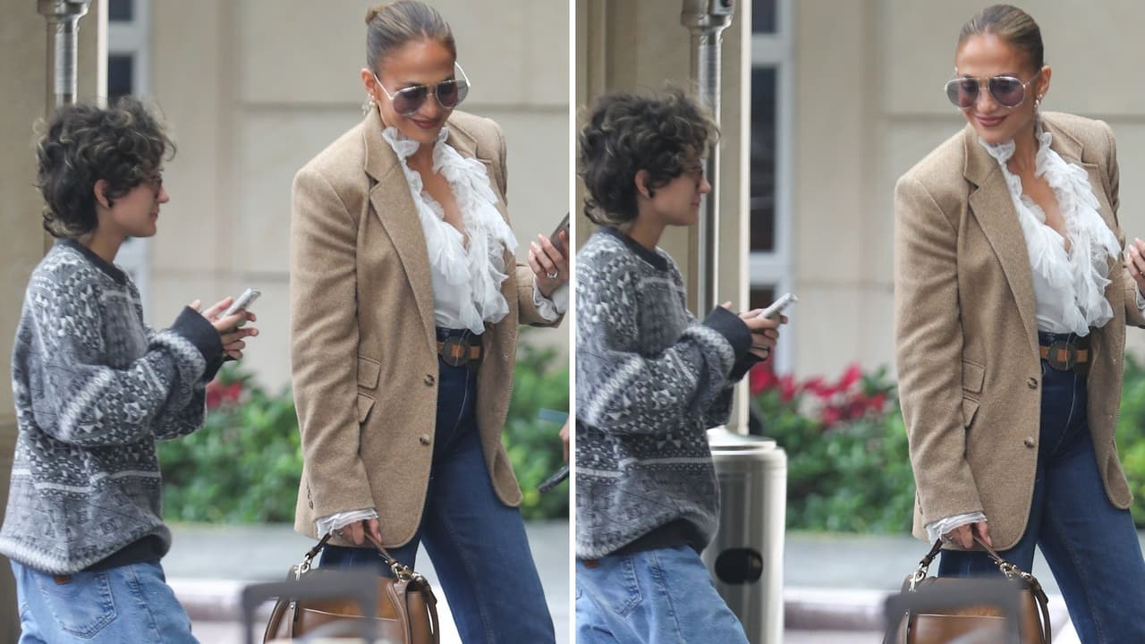 JLo y su hija Emme durante una salida madre e hija.