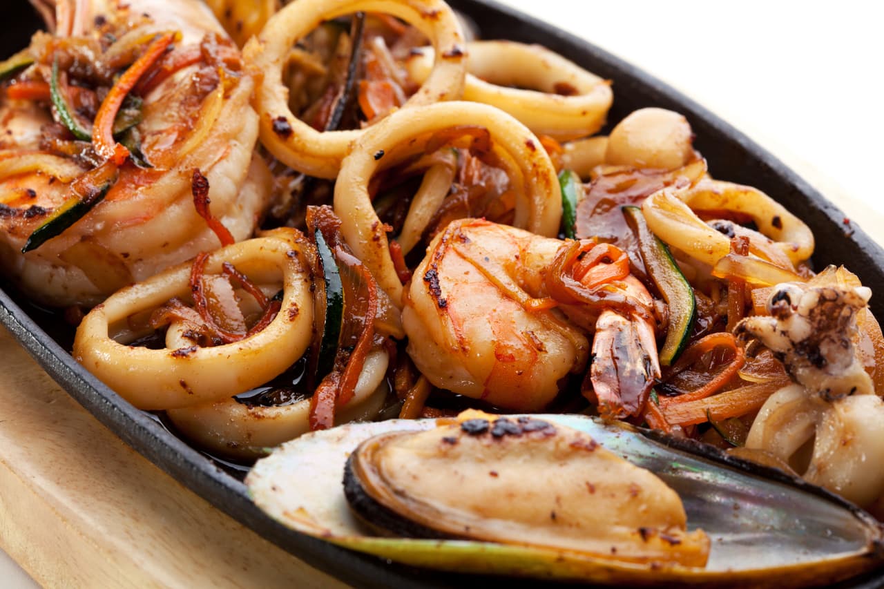 Frutos del mar a la plancha | Reto 28