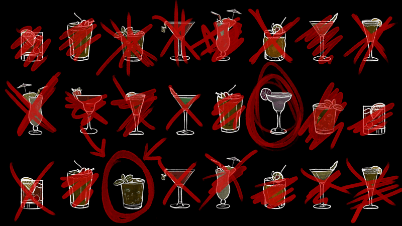 Tómate dos tragos en la fiesta