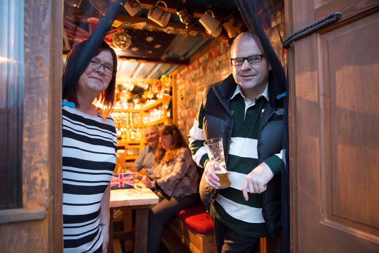 Estos vecinos hicieron un gran acuerdo y gracias a él ahora tienen su propio santuario de diversión.