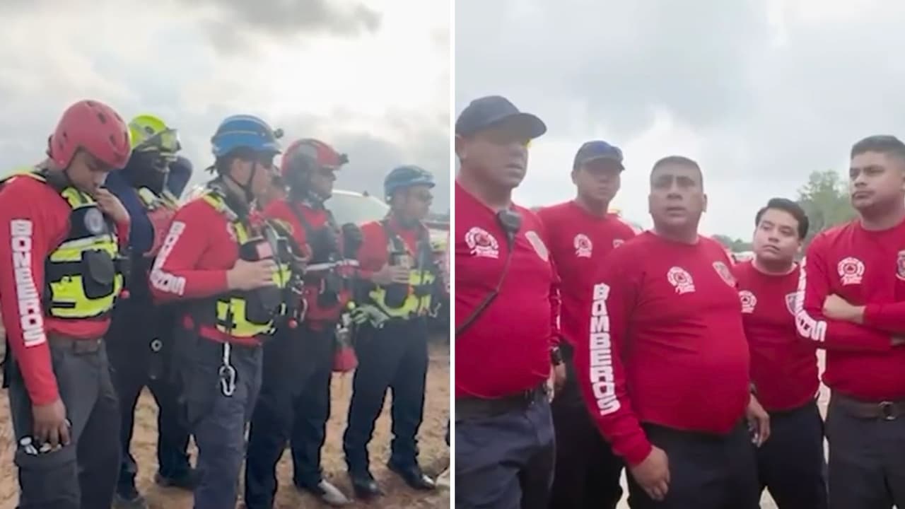 Héroes sin fronteras: el duro trabajo de socorristas mexicanos en las labores de rescate en Texas