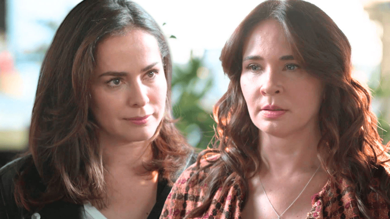 Mónica le pone límites a Rebeca con Aura | Hermanas, Un amor Compartido | Capítulo 16